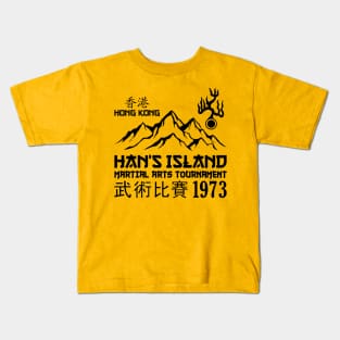 Mod.12 Enter the Dragon Han's Island Kids T-Shirt